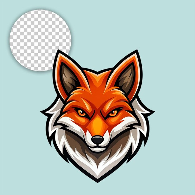 fox animal on transparent background