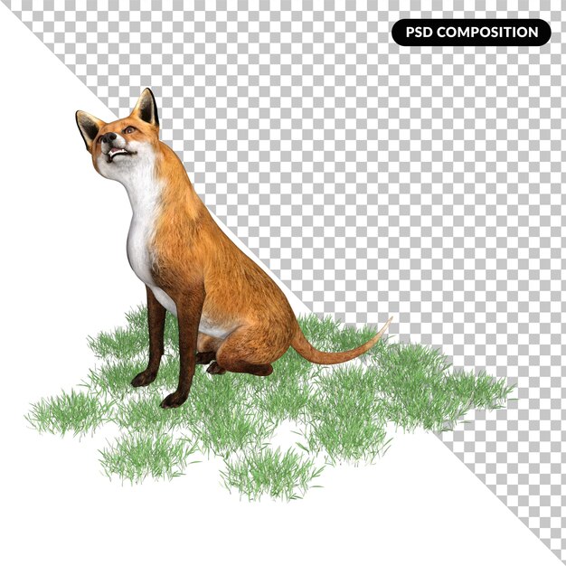 Fox dierlijk karakter