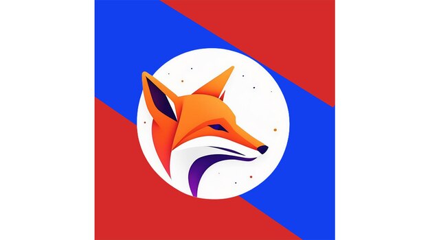 Fox logo minimalism generative ai