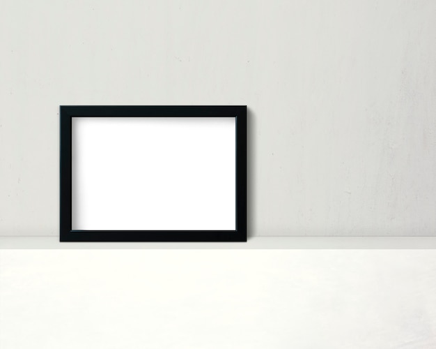 Frame against wall