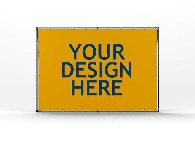 PSD frame banner mockup