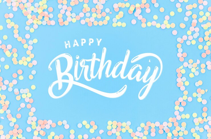PSD 생일 파티 사탕 프레임