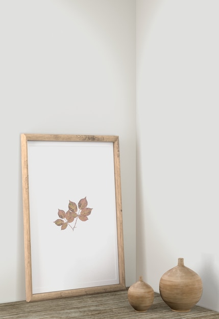 Frame decor met vazen