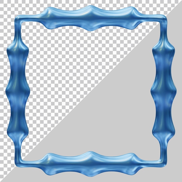 Frame design in 3d render