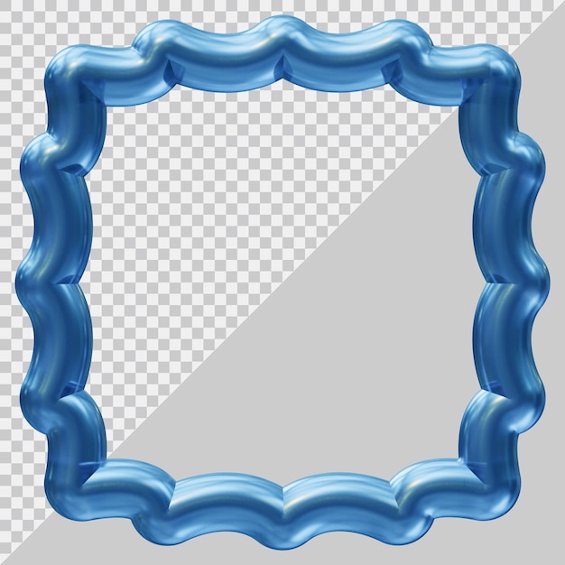 PSD frame design in 3d render