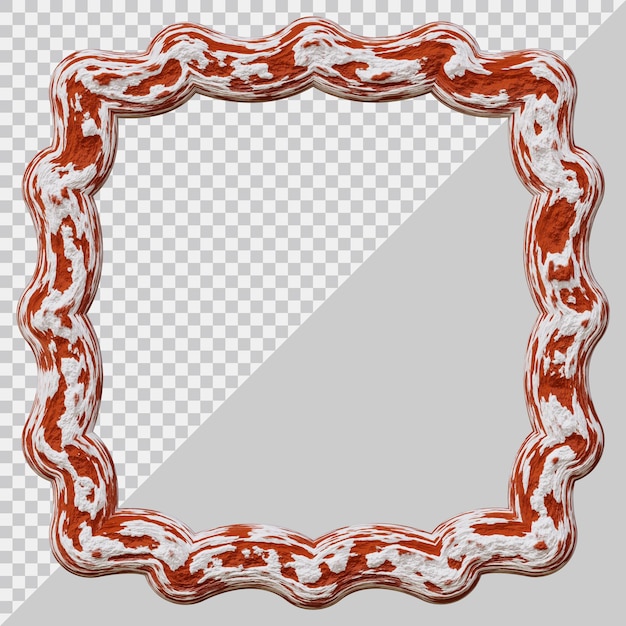 PSD frame design in 3d render