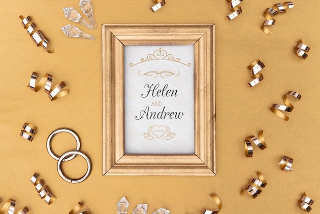 PSD frame and engagement ring collection