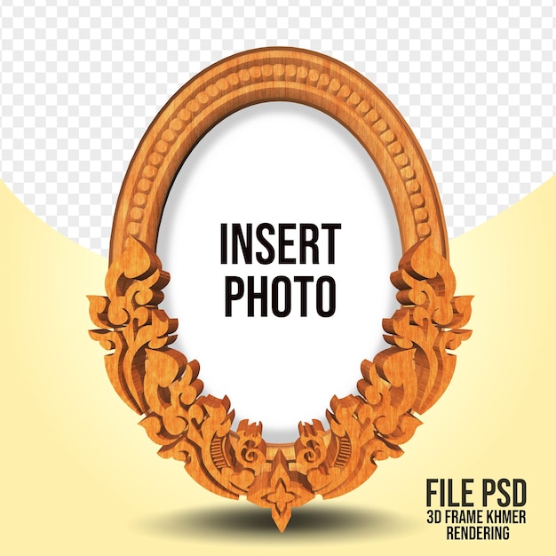 Frame Foto Khmer Ornament Modern