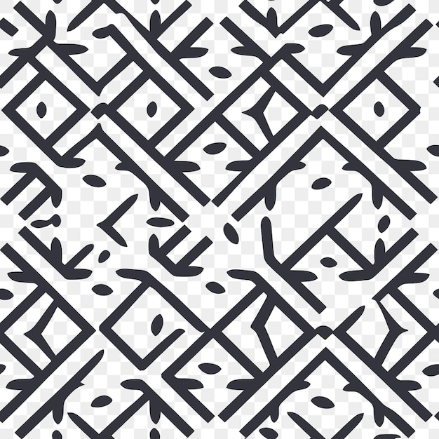 PSD quadro di geometria minimalista vietnam pattern white domi outline art tattoo design inchiostro
