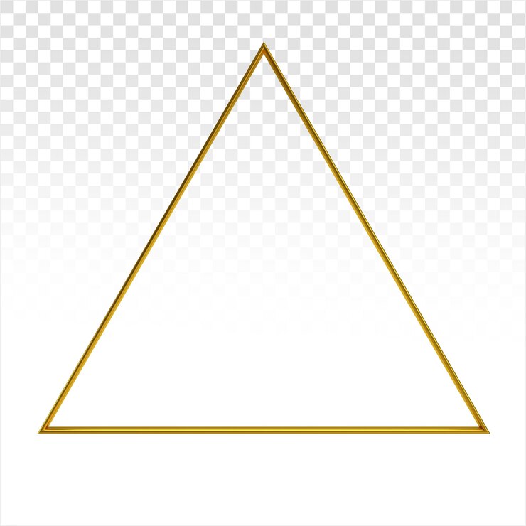 PSD 프레임 골드 3d