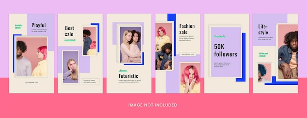 Frame instagram story template vol1