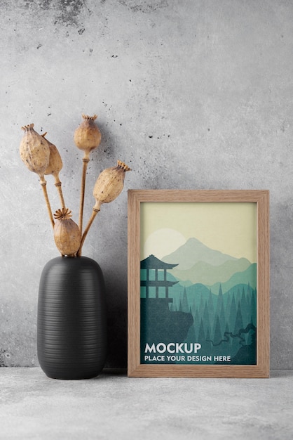 PSD mock-up di cornice con poster