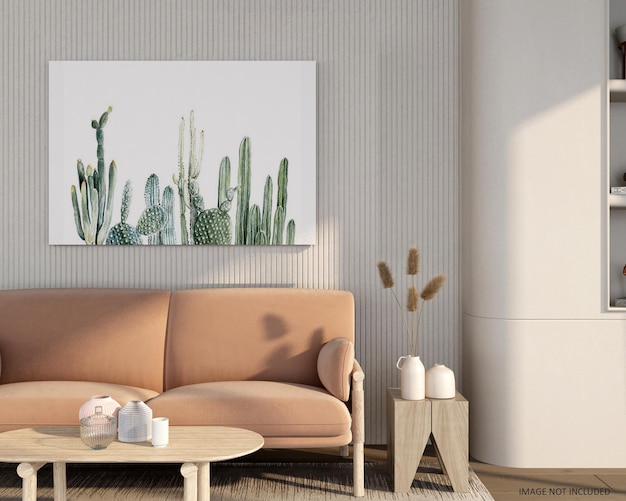 frame mockup design in 3d