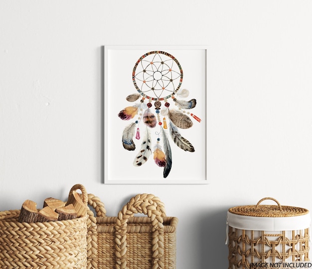 Boho Wall Art Mockup - Free Vectors & PSDs to Download