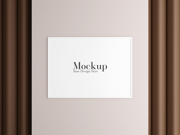 Frame poster mockup for product presentation