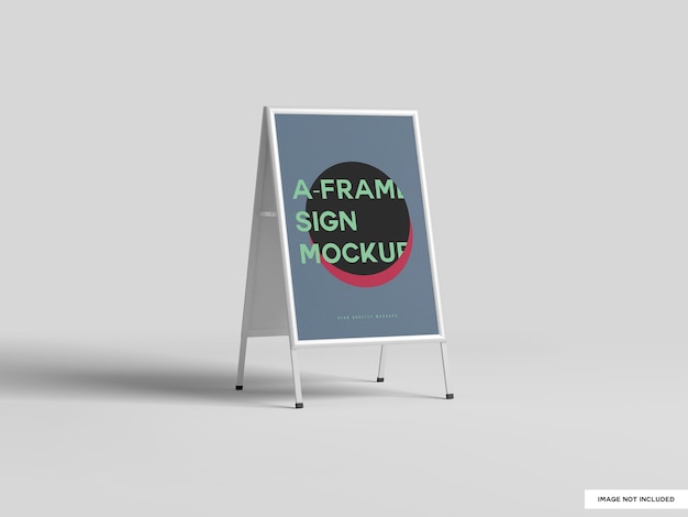 A-Frame Sign Mockup