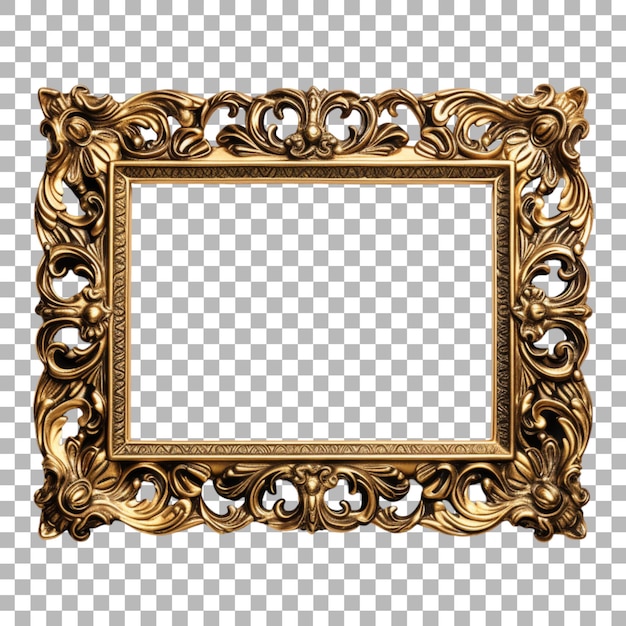 Frame on transparent background