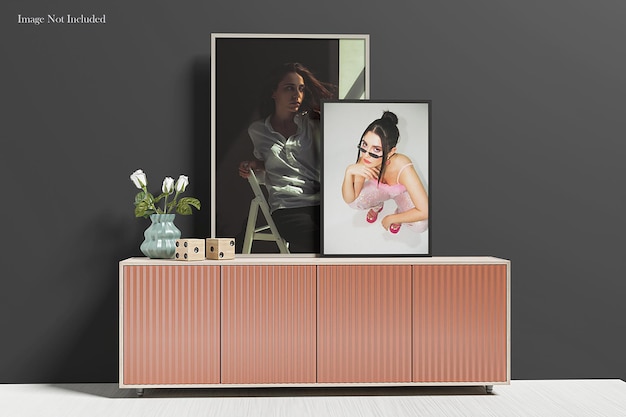 PSD frame wall mockup