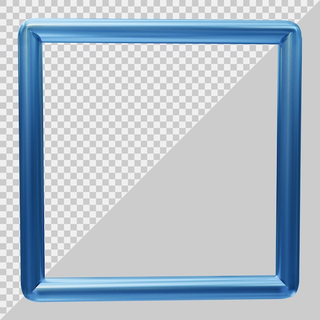 PSD frame with 3d modern style