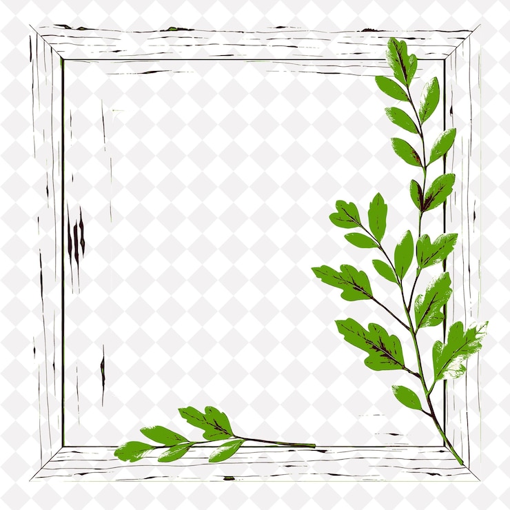 PSD frame with lacy dried oak leaves hot glue and p png inspired natural frame designs