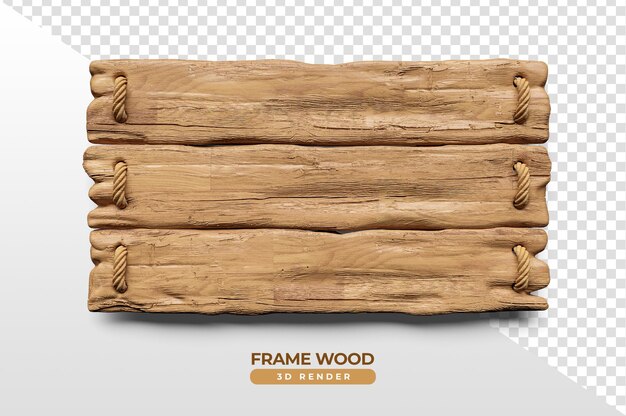 Premium PSD  Isolated 2x4 wood boards isolated on transparent