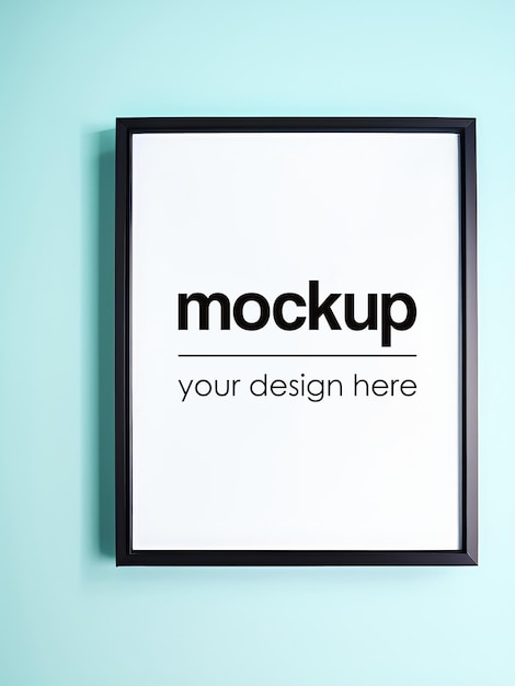 Framed poster mockup psd artwork showcase template realistic 3d interior render