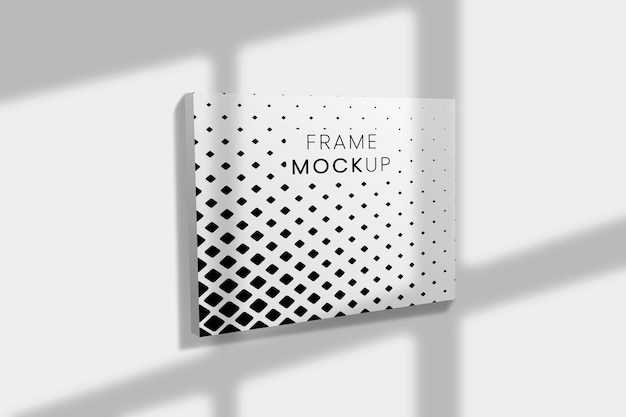 PSD frameless canvas mockup