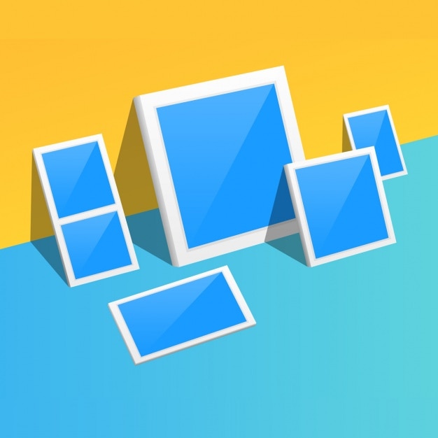 PSD frames mock up design