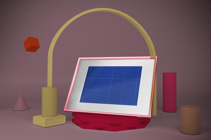 PSD frames  mockup
