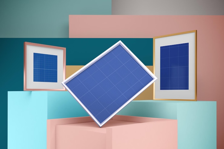 PSD frames mockup