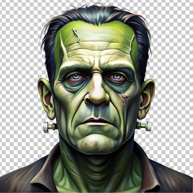 PSD frankenstein su bg trasparente