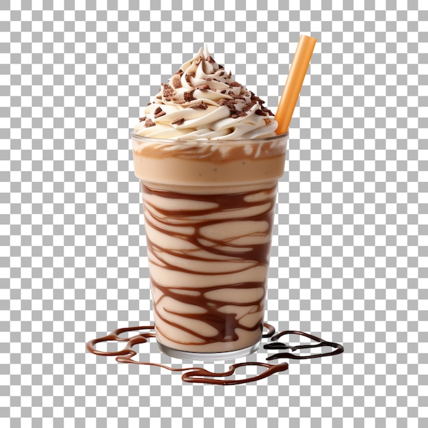 PSD frappuccino na przezroczystym tle