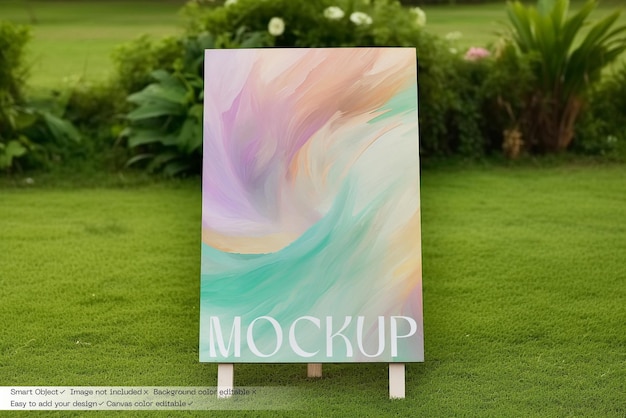 PSD free canvas mockups