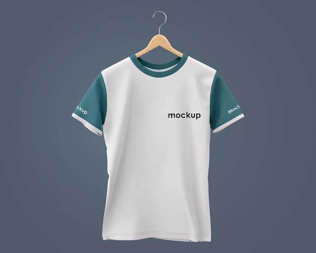 free mockup psd a white t shirt with the word mockup on it