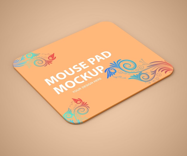 Free Mouse Pad Mockup PSD