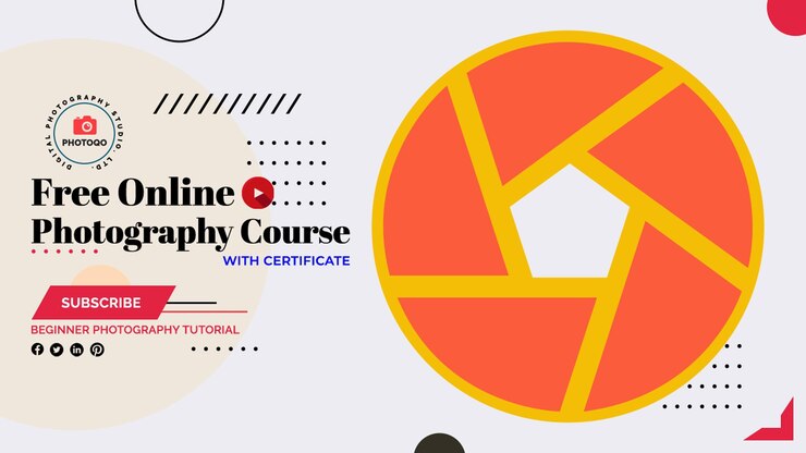PSD free online photography course with certificate