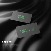 free premium business card mockup psd customize with your design