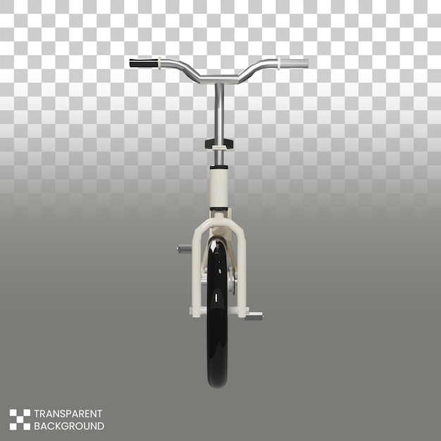 Psd gratuito rendering di biciclette 3d