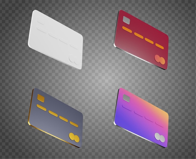 Free psd 3d credit card icon