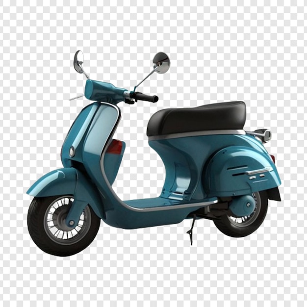 PSD free psd 3d scooter isolated on transparent background