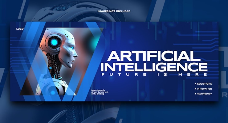 PSD free psd artificial intelligence facebook cover