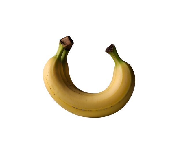 PSD free psd banana isolated on transparent background