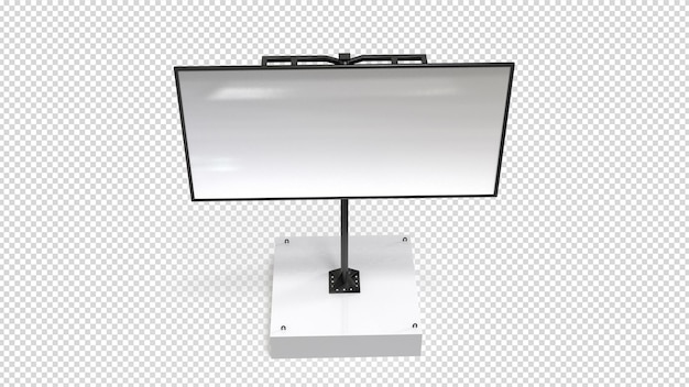 free psd billboard on transparent background