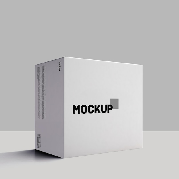 free psd box mockup