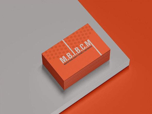 PSD free psd business card mockup