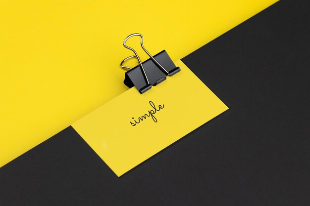 Free PSD business card mockup