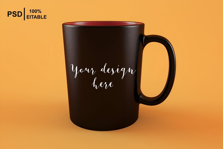Free PSD Coffee mug mockup
