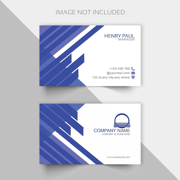 Free psd corporate business card