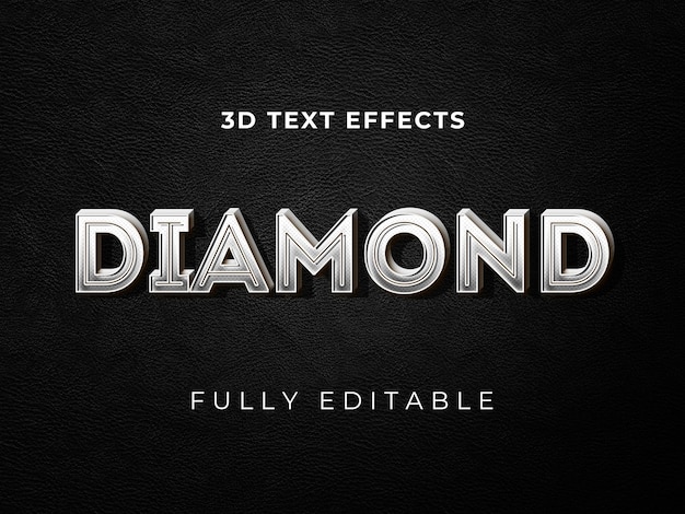 Free PSD creative editable text effect design