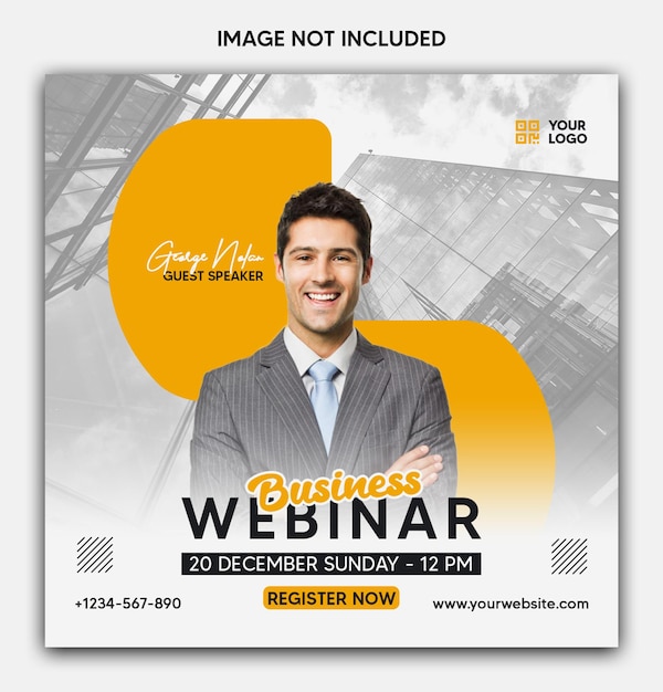 Free PSD digital marketing agency social media banner or instagram post template